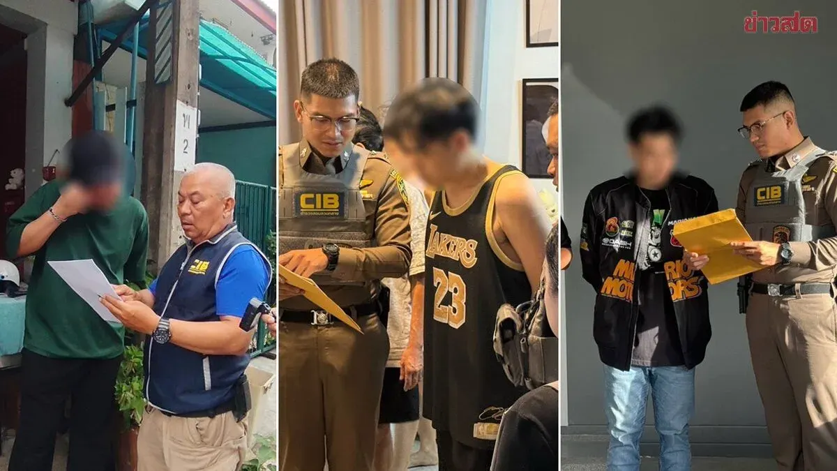 Police Bust Online Gambling Network, Seize 3 Million Baht