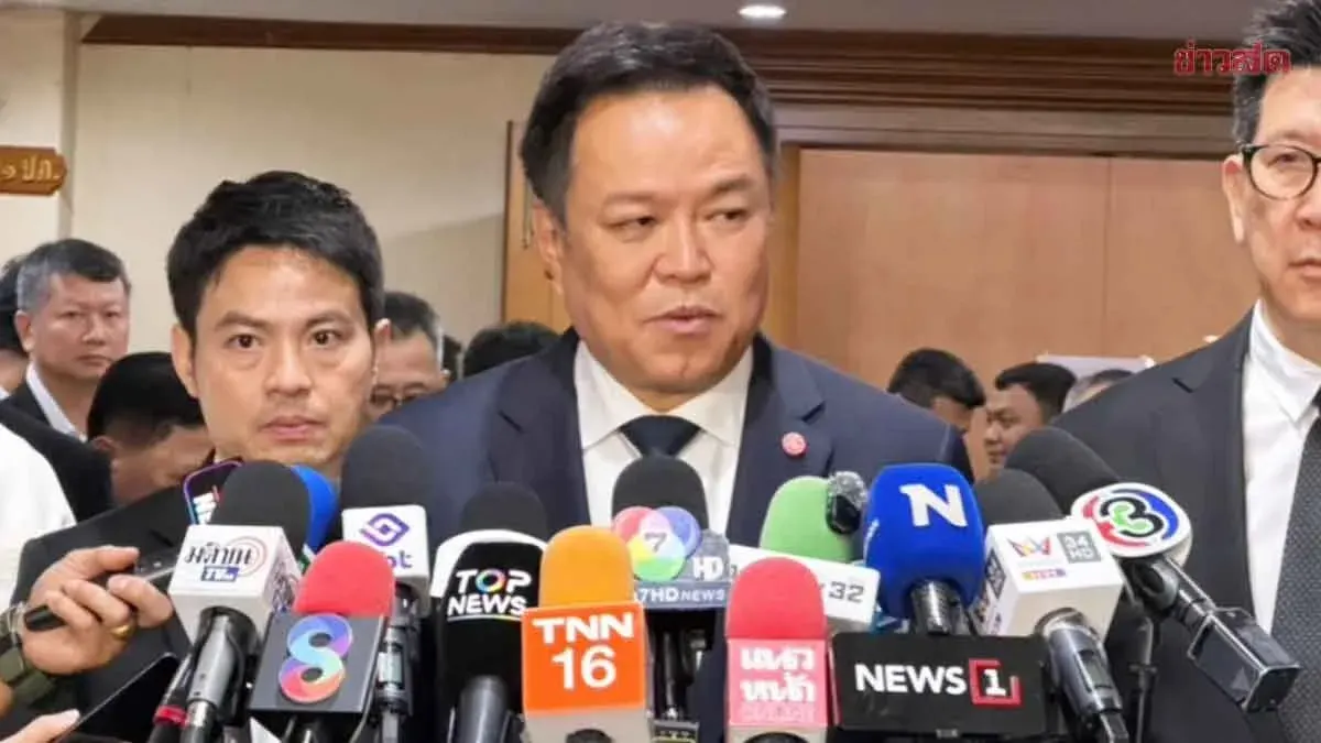 PM Anutin Walks Out After Questions on Chaiyaphum MP's Husband