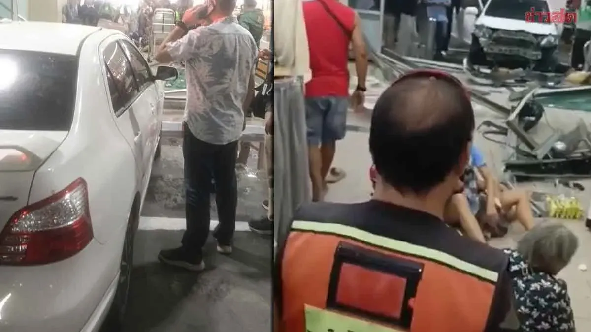 Car Plows Into On Nut Mall, Injuring 6; Police Question Driver
