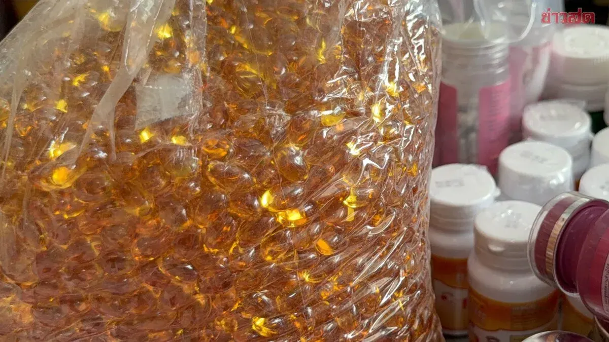 Police Bust Illegal Diet Pill Factory Worth 100 Million Baht