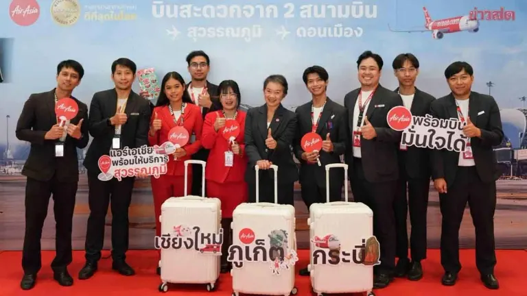 Thai AirAsia Resumes Suvarnabhumi Flights to Chiang Mai, Krabi, Phuket