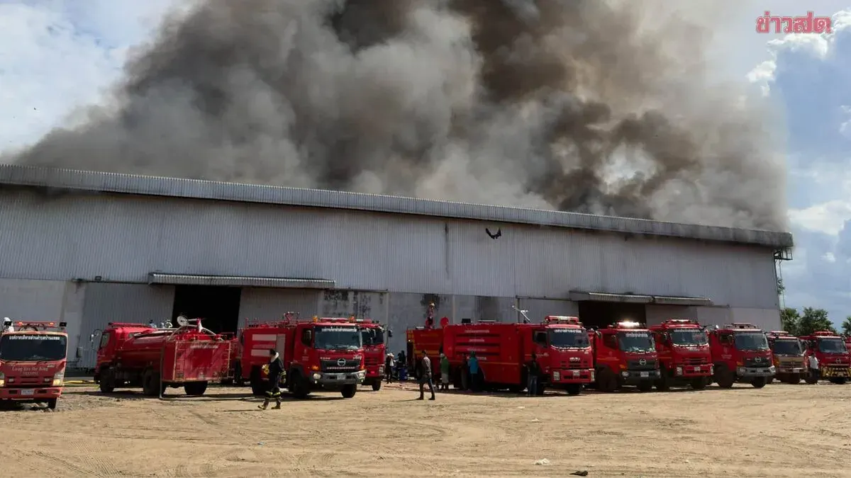 Major Mill Fire Deploys 50 Fire Trucks; Blaze Still Uncontrolled