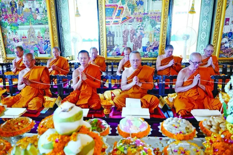 Buddhist Ceremony Honors Supreme Patriarch's 99th Birthday
