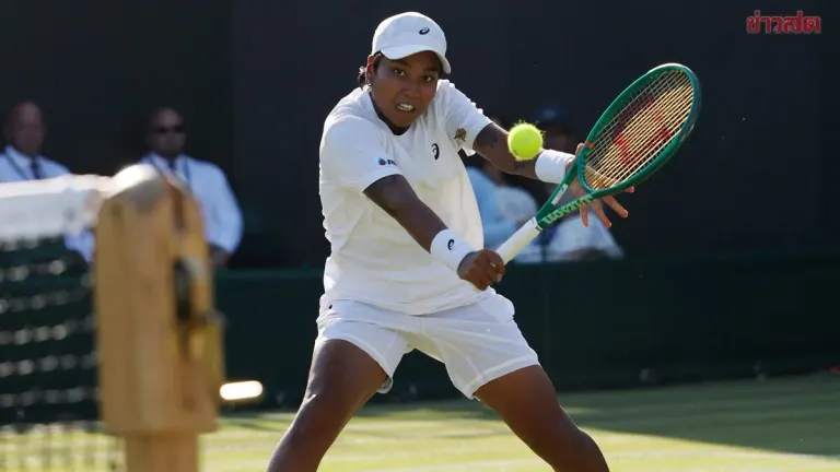 Thai Tennis Star Mananya Falls To Czech World No. 9 At Wimbledon