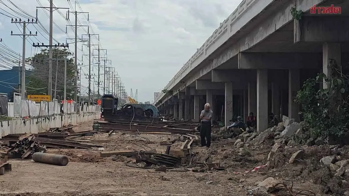 Crane Collapse Kills Worker On Rama II Road