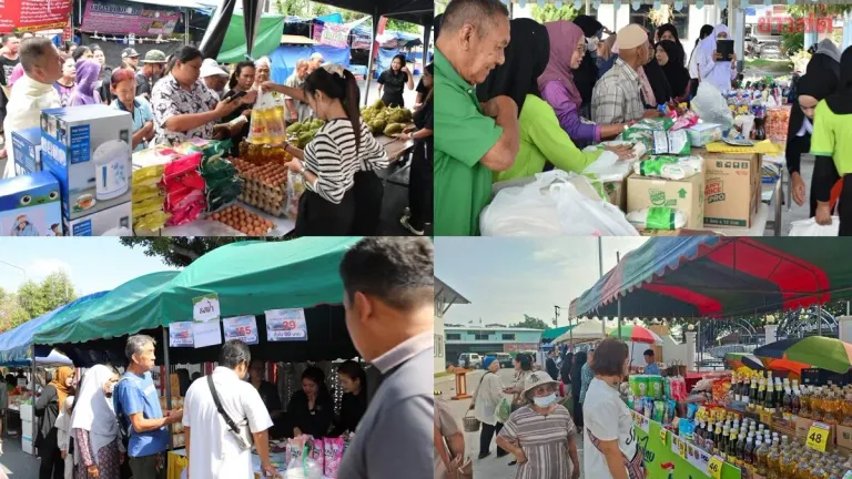 "Thais Helping Thais" Program Kicks Off with Brisk Turnout! Discounts Up to 60% to Control Cost of Living and Boost Community Income