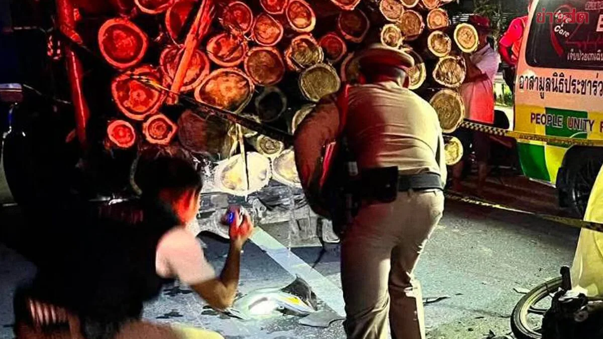 Soldier Dies After Motorcycle Hits Parked Timber Truck