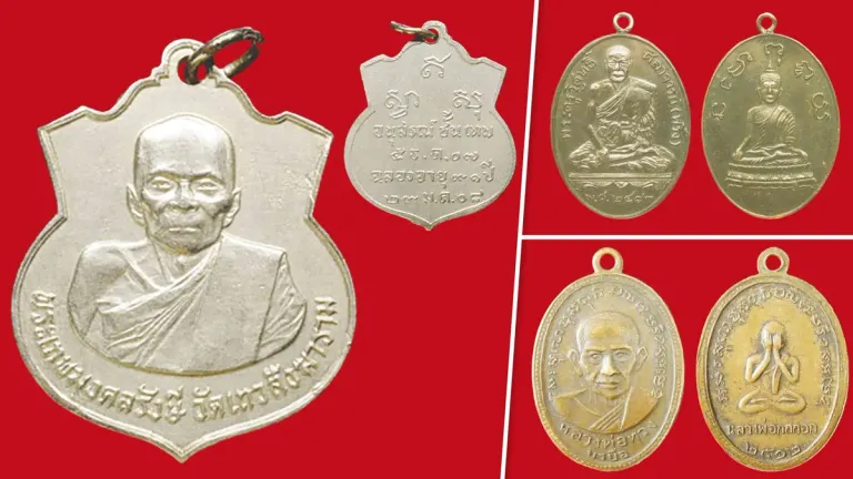Revered Buddhist Amulets and Coins Showcase Regional Heritage