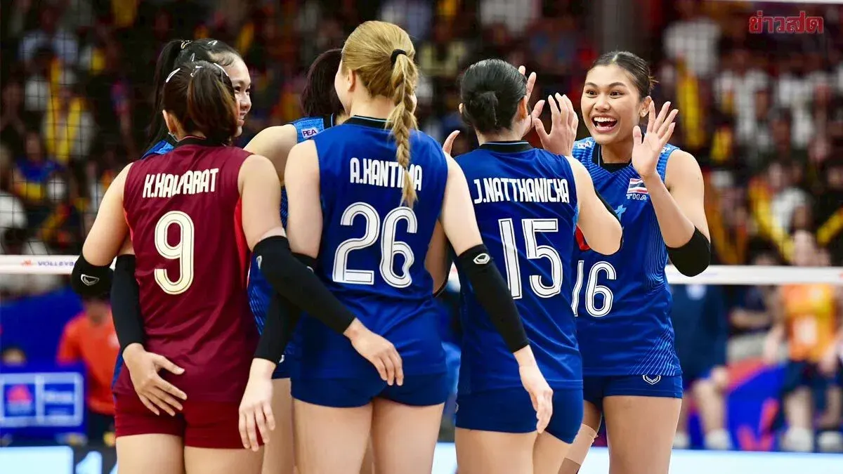 Thai Volleyball Faces USA in VNL Week 3