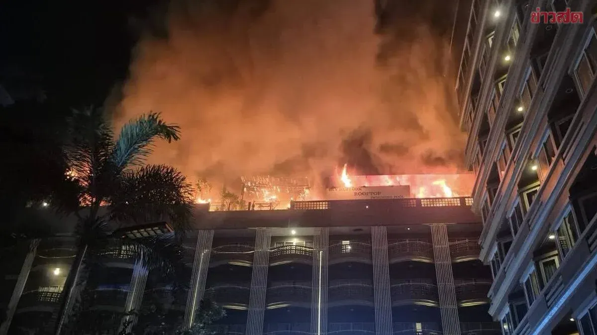 Hotel Evacuated After Fire Breaks Out in Pattaya; Many Guests Suffer Smoke Inhalation as Flames Spread to Guest Rooms