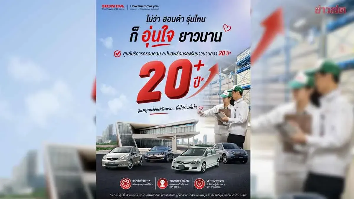 Honda Committed to Customer Care and Sustainable Growth with Thai Society