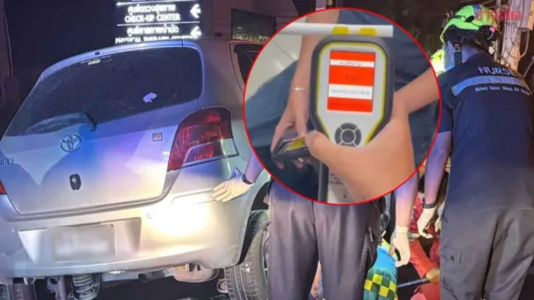 Drunk Driver Drags Sanitation Worker to Death in Chiang Mai