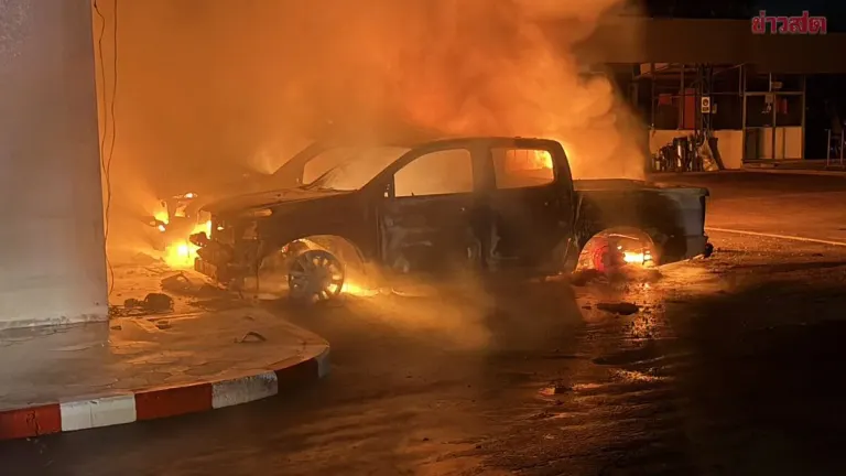 Alarm as Fire Destroys Two Vehicles at Major Company Following Electrical System Check