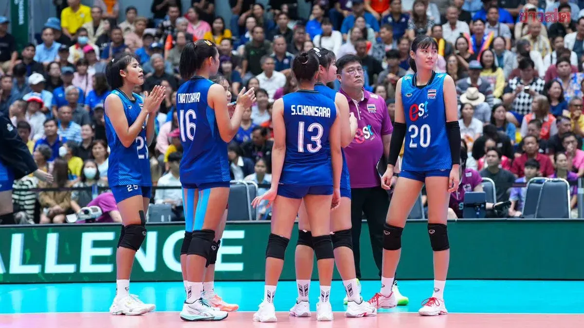 Thailand U18 Volleyball Falls to South Korea in Semis