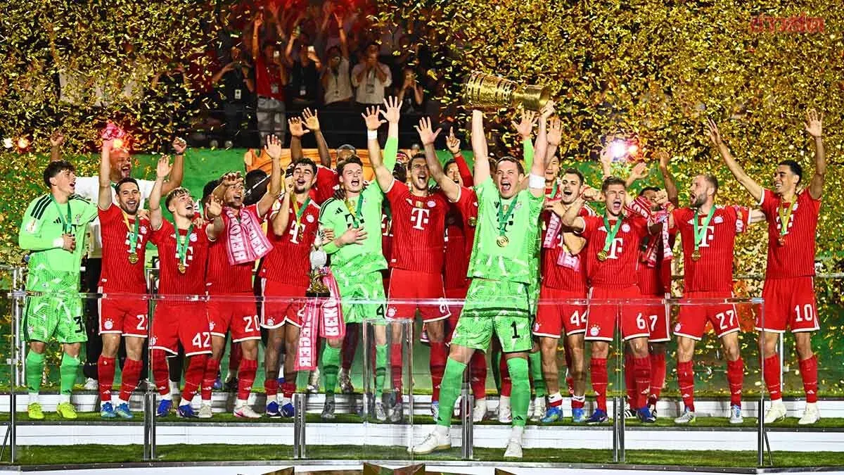 Double Champions! Kane's Hat-trick Leads Bayern Munich to Demolish Stuttgart, Clinch DFB-Pokal