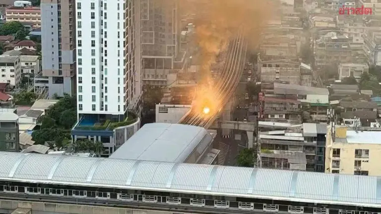MRT Fire Caused by Wet Electrical Short Circuit