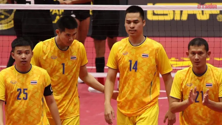 Thai Men's Four-Player Sepaktakraw Team Falls to Myanmar, Eliminated at World Cup Quarterfinals