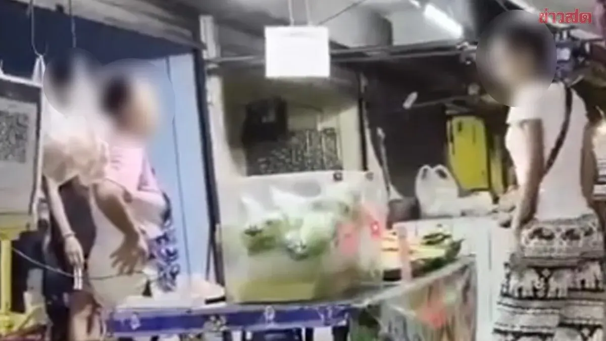 Knife-Wielding Woman Confronts Food Vendor in Bang Phli Community, Police Reveal Misunderstanding Led to Dispute
