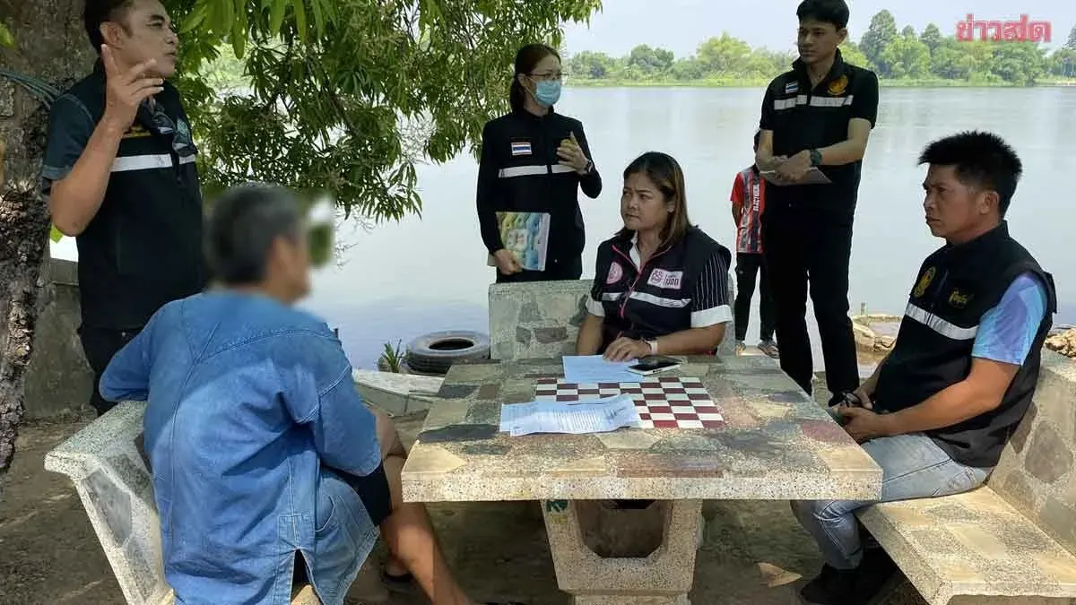 Family Land Dispute Along Ping River Resolved: 70-Year-Old Former Monk Strikes Sister with Water Ladle