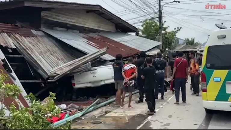 Pickup Truck Crashes Into Home, Kills Bedridden Patient