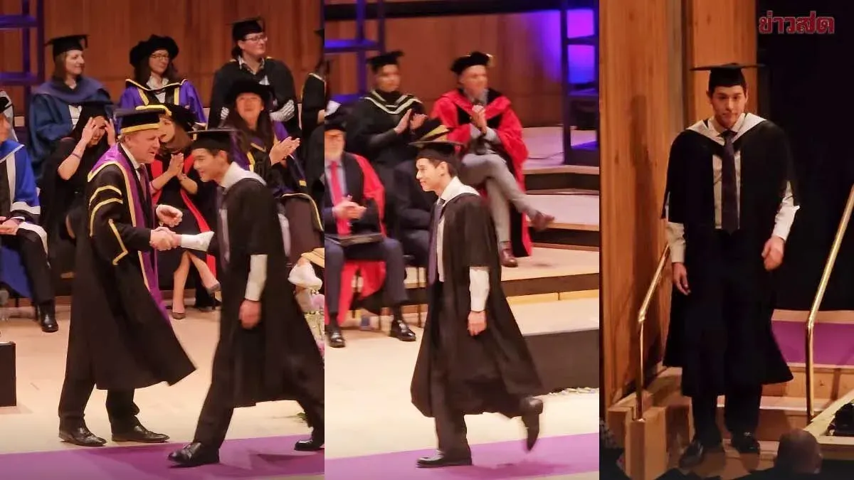 Congratulations to Billkin Putipong on His Master's Graduation Ceremony in England