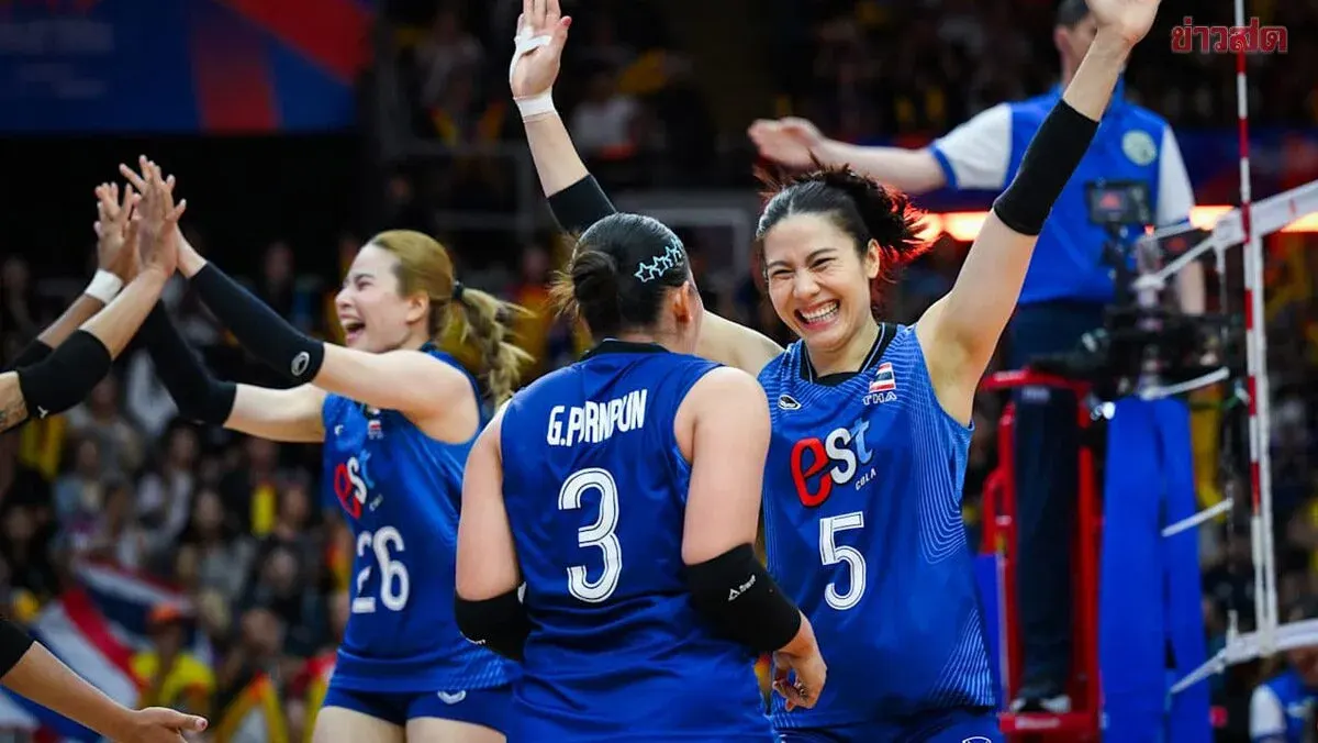 Thai Volleyball Team Sweeps Brazil in Nations League