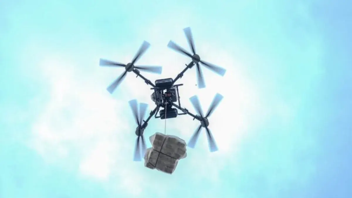 Drones Deliver Supplies to Bangkok Flood-Trapped Residents