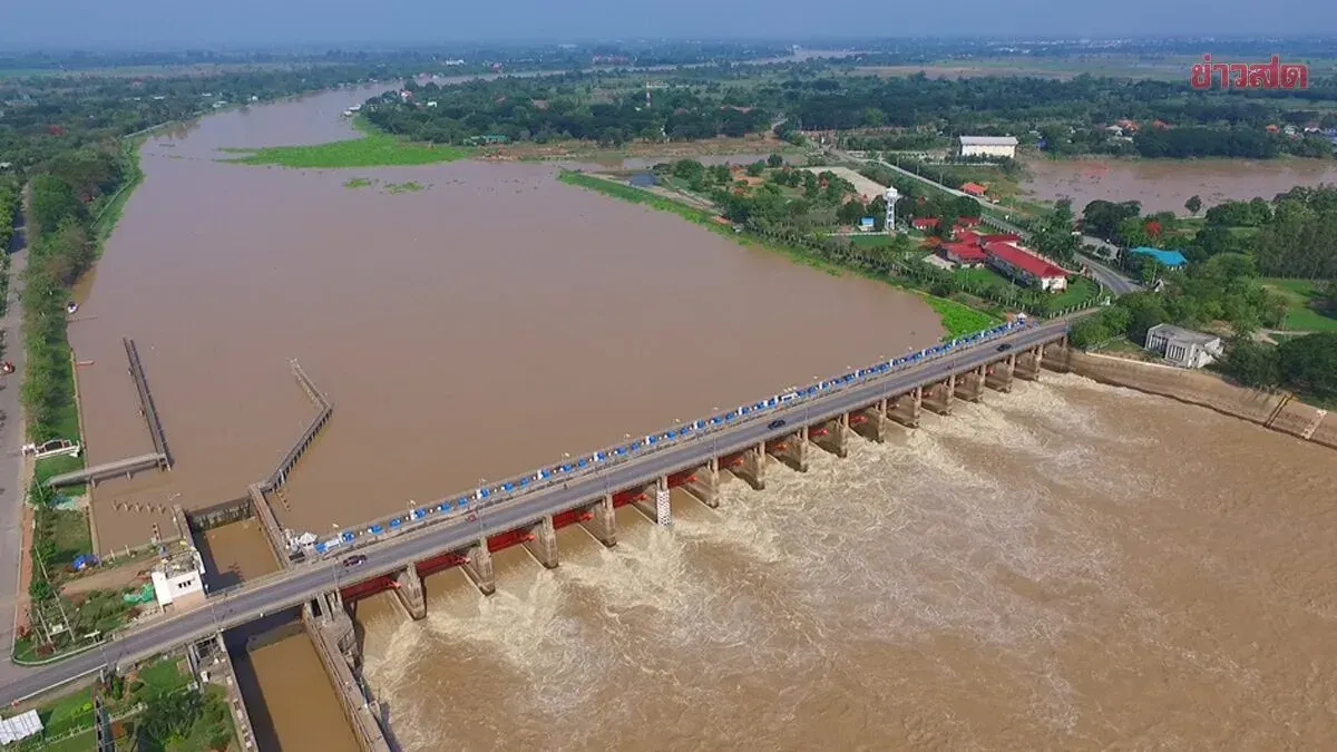Thailand Raises Chao Phraya Dam Discharge to Control Water Levels
