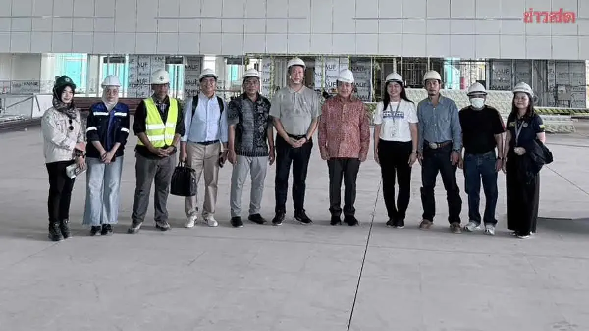 Pol. Lt. Gen. Tha Wi and Kamlasak Inspect New Narathiwat Airport Terminal, Urge State to Accelerate International Airlines