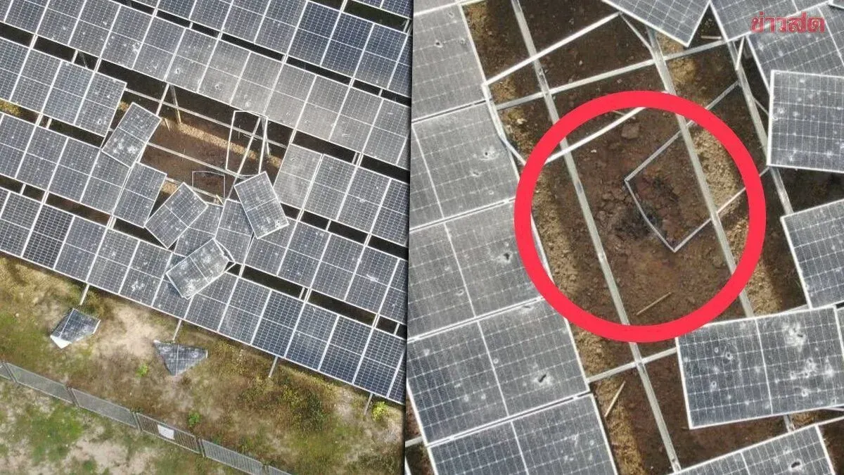 Bomb Damages Solar Water Pump System in Yala