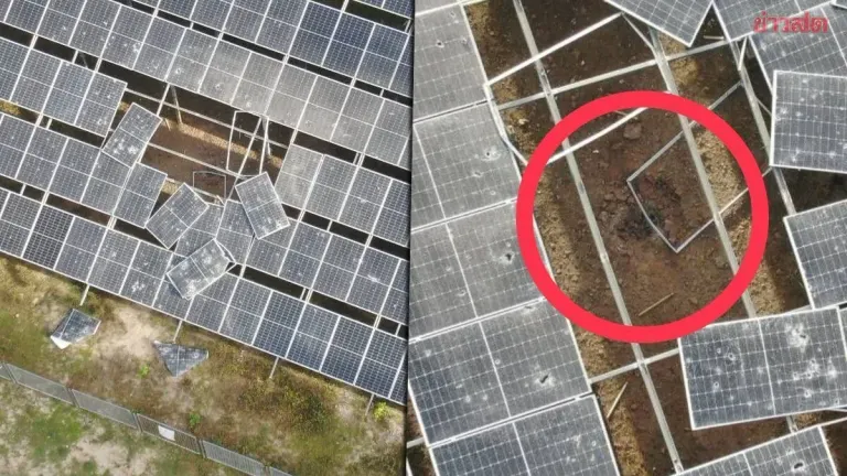 Bomb Damages Solar Water Pump System in Yala