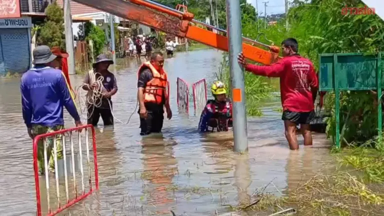 Boy, 11, Sucked Into Drain Pipe During Saraburi Floods