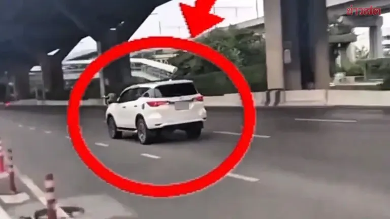 Driver Sentenced for Reckless Lane Change on Bangkok Highway