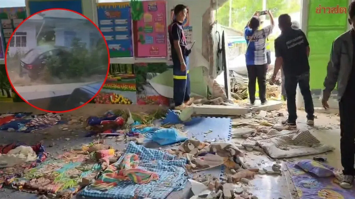 Car Crashes Into Preschool, 14 Children Injured
