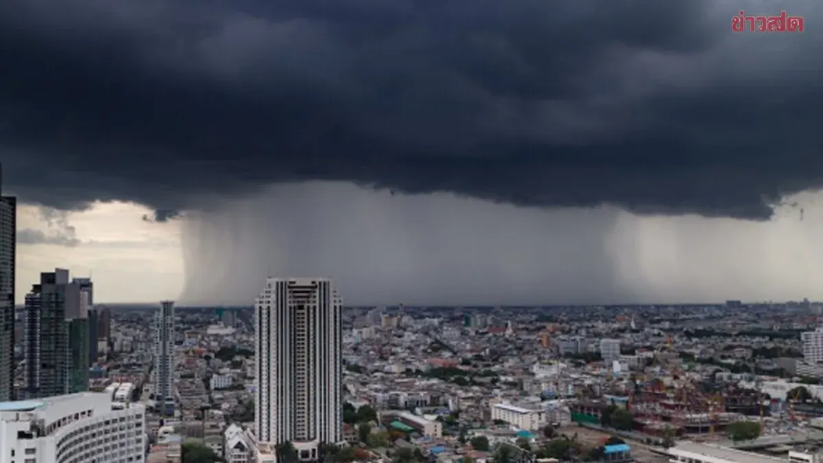 Thailand's Meteorological Department Warns 43 Provinces of Heavy Rainfall