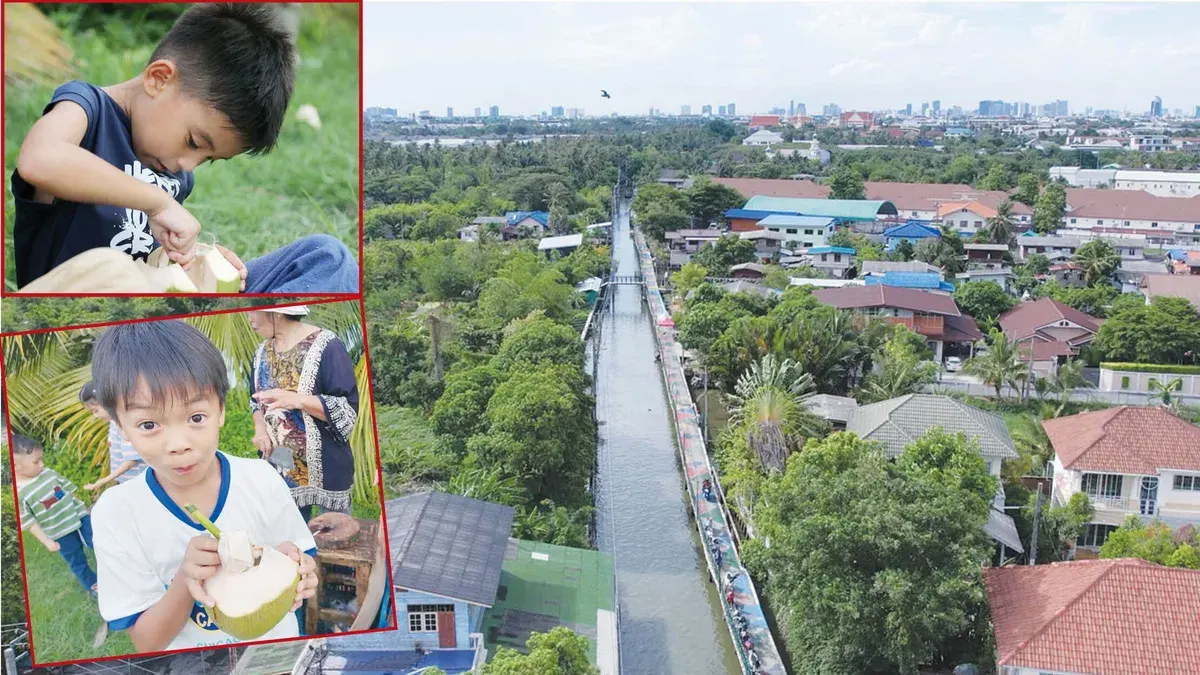Kids Learn Nature and Life Along Bangkok's Canal