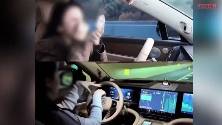 Woman Faces Backlash for Releasing Steering Wheel While Driving, Applying Makeup, Dancing, and Eating Snacks While Claiming Autopilot is More Reliable Than Humans