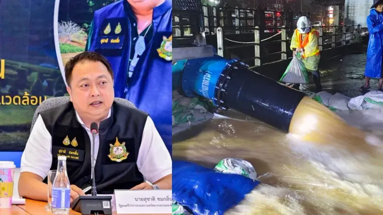 Thailand Mobilizes Pumps to Drain Floodwaters, Aids 9,000 Households
