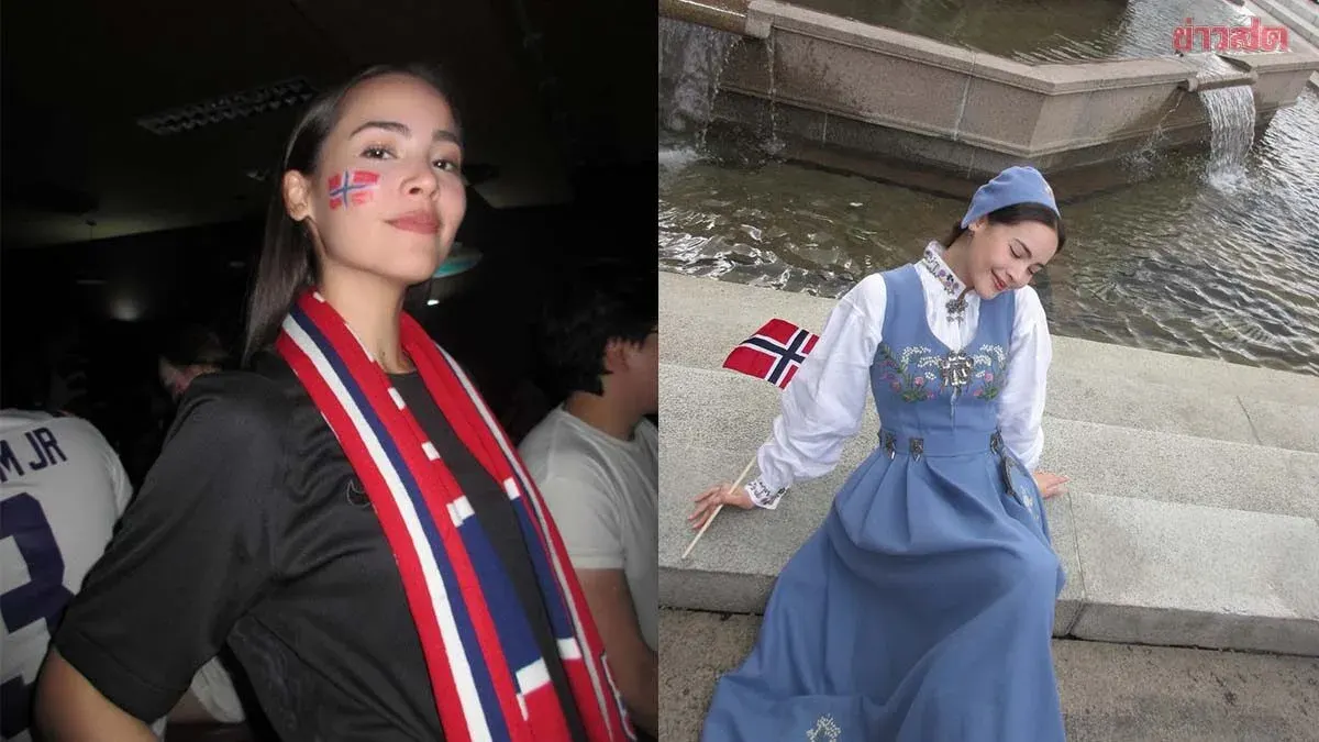 Actress Urassaya Cheers Norway's World Cup Win