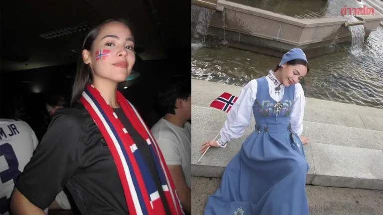 Actress Urassaya Cheers Norway's World Cup Win