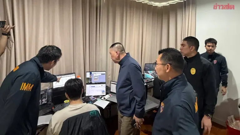 Thai Police Bust Korean Online Gambling Ring in Sukhumvit