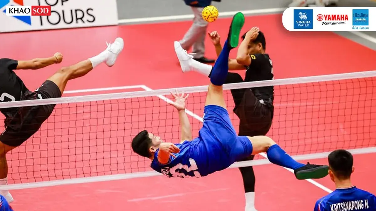 Thai Takraw Men Crush Indonesia 3-0 at Asian Games 2026