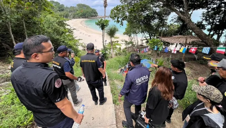 Natural Resources Department Cracks Down on Freedom Beach Encroachment in Phuket, Reclaiming Public Shoreline