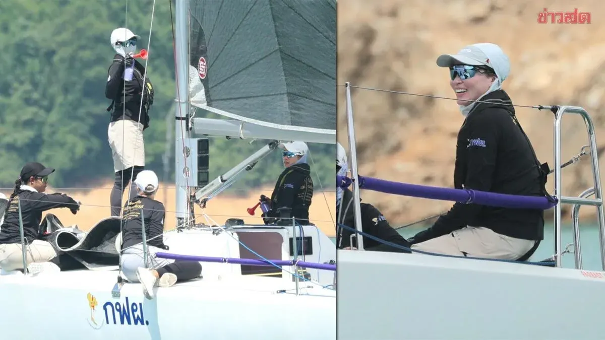 Queen Skippered Sailboat in Honor Regatta