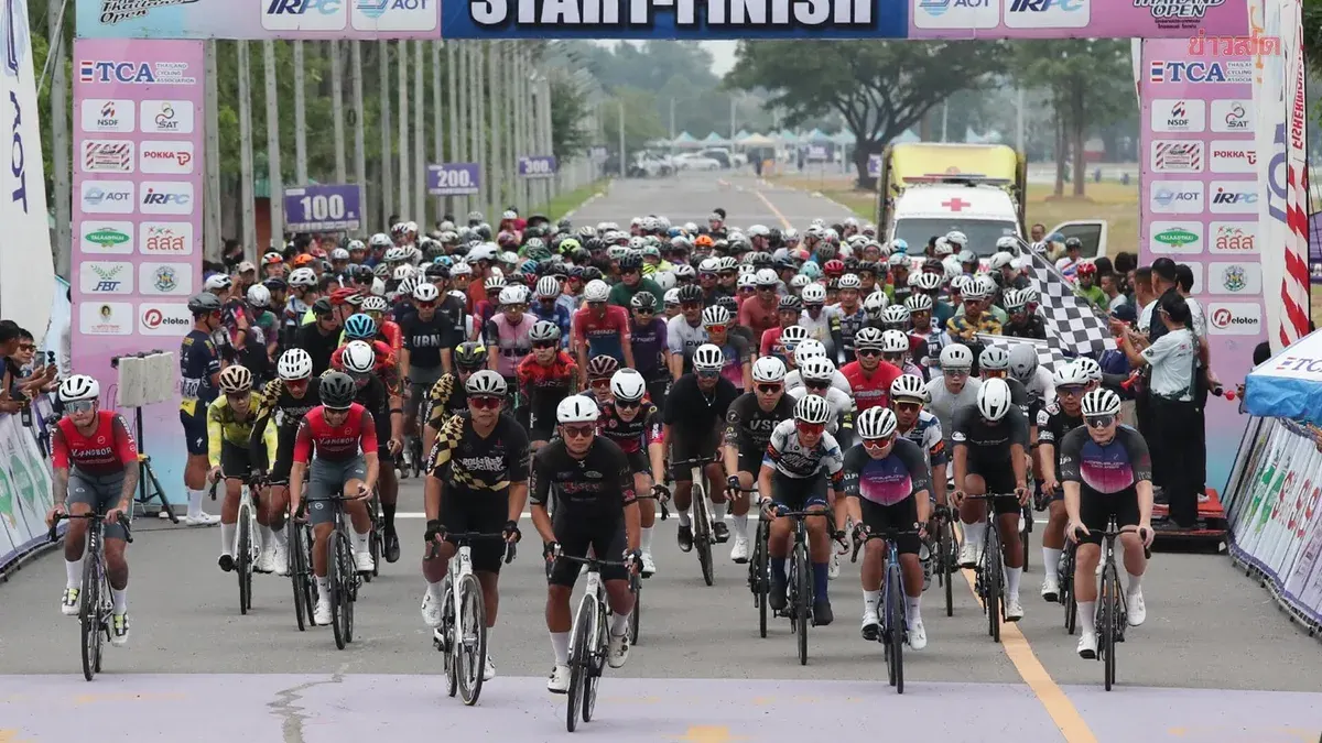 Thailand Open Cycling Event Successfully Develops New National Team Talent