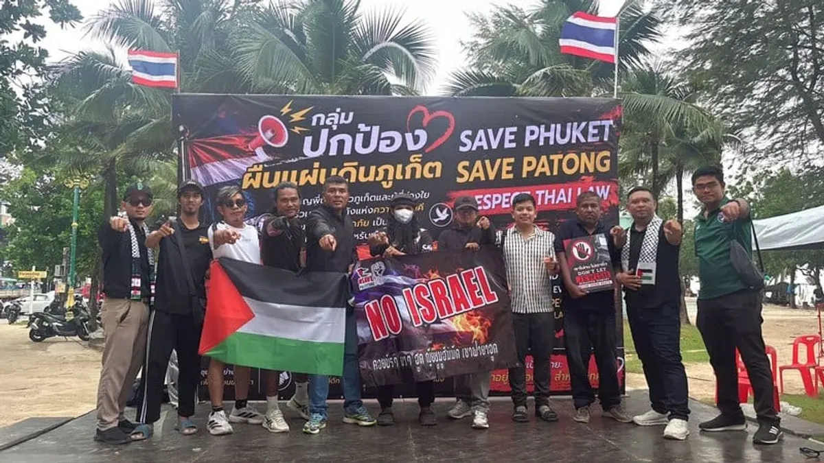 Patong Protest Kept Peaceful, Officials Urge Dialogue
