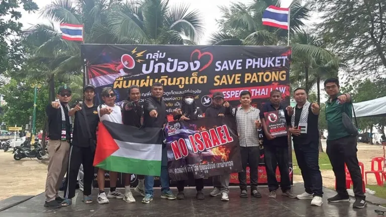 Patong Protest Kept Peaceful, Officials Urge Dialogue