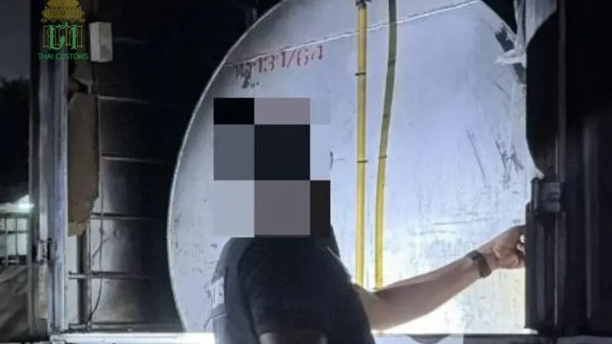Customs Seizes 7,000 Liters Smuggled Diesel in Bangkok
