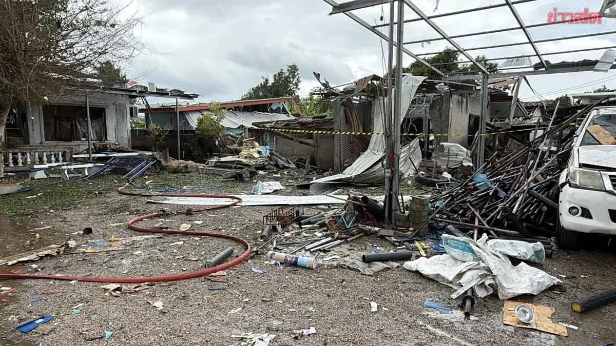 Fireworks Explosion Damages Seven Homes In Phetchaburi