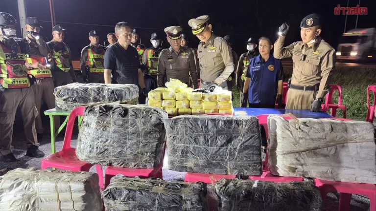 Police Seize 2.7 Million Methamphetamine Pills in Nakhon Ratchasima